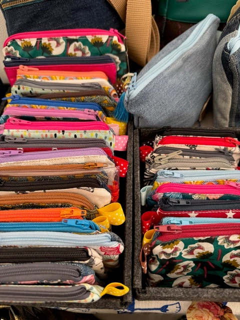 Kleines handgemachtes Täschchen oder ein Schlüsselanhänger – Beispiel 2